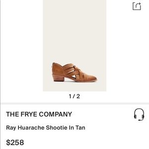 Frye Shooties (Shoe / Booties) New, Never Worn, Size 9.5